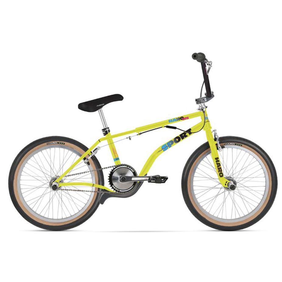 Haro 2020 Lineage Sport Bash Guard 20 Inch Complete Bike Neon Yellow 20.5TT